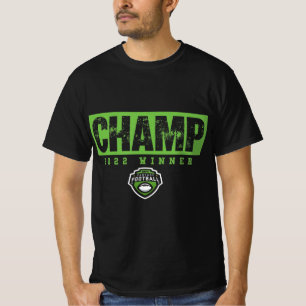 Camiseta Ganador del campeón de fútbol Veintidós