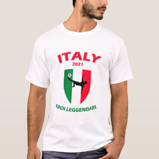 Camiseta Ganador del fútbol italiano 2021 Los héroes legend