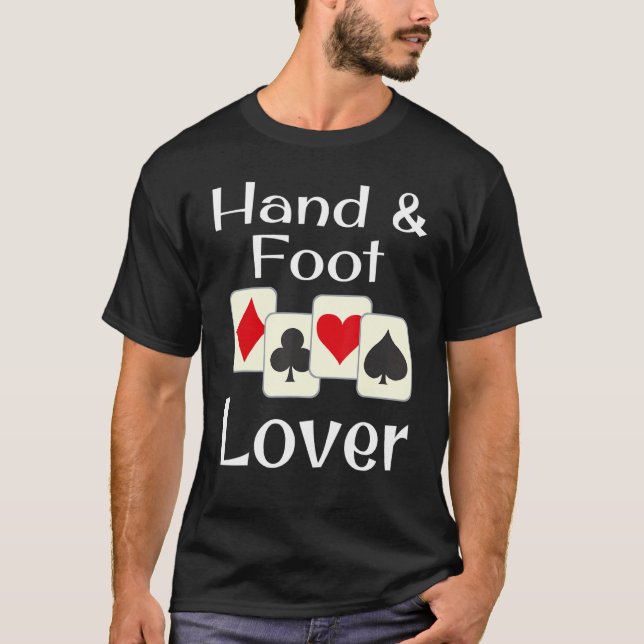 Camiseta Ganador del juego de cartas de mano y pies (Anverso)
