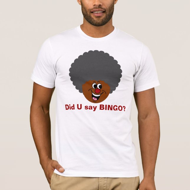 Camiseta Ganador del premio de la noche del bingo del (Anverso)