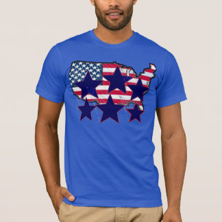 Camiseta Ganador del premio TBA bandera de mapa estadounide