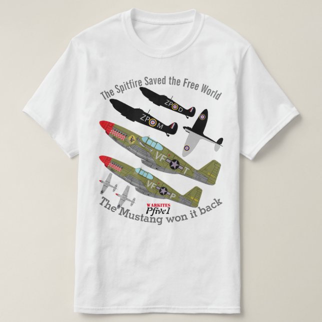 Camiseta Ganador del Spitfire P-51 (Diseño del anverso)