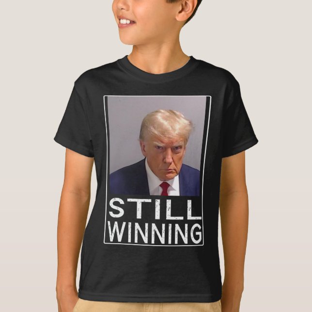 Camiseta Ganador - Divertido Trump Mug Shot - Trump Mug Sho (Anverso)