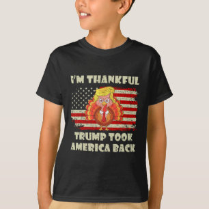 Camiseta Ganador: Estoy agradecido de que Trump haya ganado