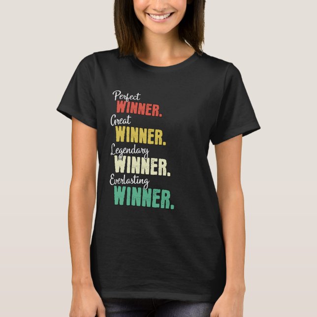 Camiseta Ganador ganador (Anverso)