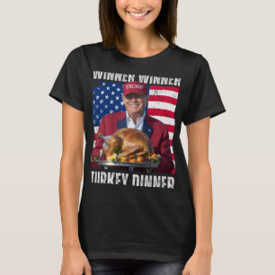 Camiseta Ganador Ganador Cena De Pavo Humor Divertido Trump