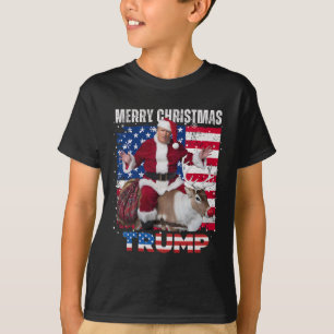 Camiseta Ganador Navidad cena Santa Trump fea sw