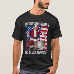 Camiseta Ganador Navidad cena Santa Trump fea sw