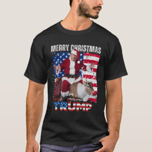 Camiseta Ganador Navidad cena Santa Trump fea sw