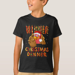 Camiseta Ganador Navidades Cena Santa Claus Trump