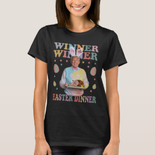 Camiseta Ganador presidente de la cena de Pascua Trump feli