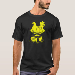 Camiseta Ganador: Trofeo de Pollo Raglan