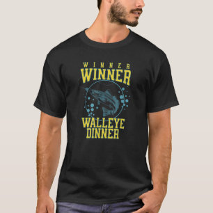 Camiseta Ganador Walleye Dinner Funny Fish Fishmen