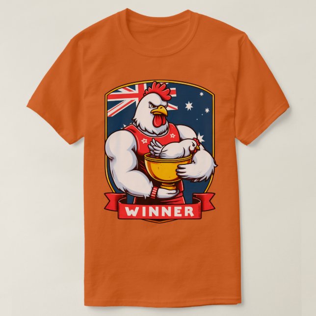 Camiseta Ganadora de la cena de pollo 11 (Diseño del anverso)