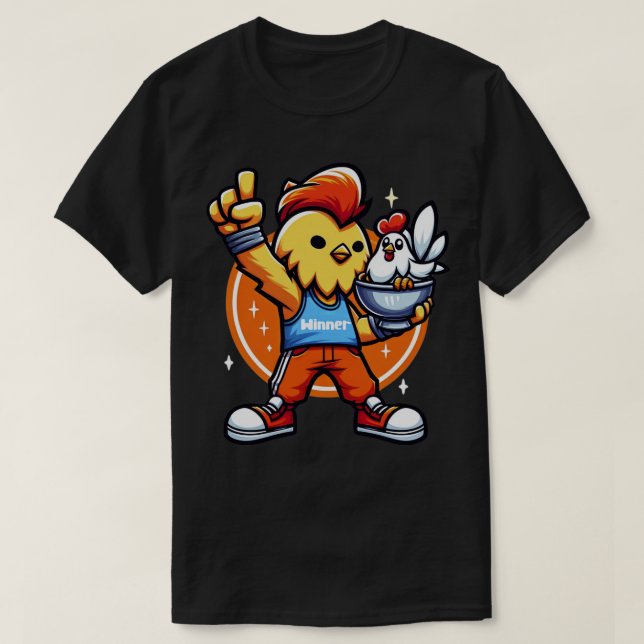 Camiseta Ganadora de la cena de pollo 14 (Diseño del anverso)