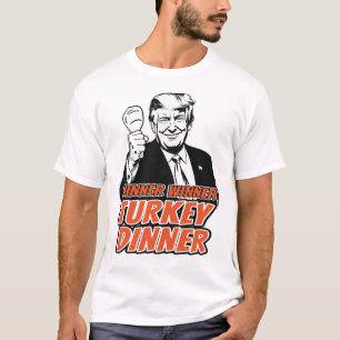 Camiseta Ganadora de la cena turca graciosa Turquía Trump