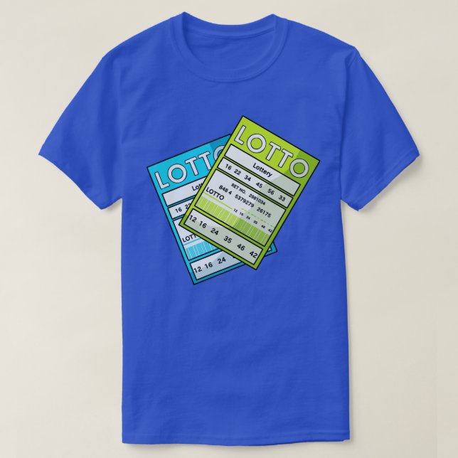 Camiseta Ganadora de la ganadora de la entrada de lotería (Diseño del anverso)