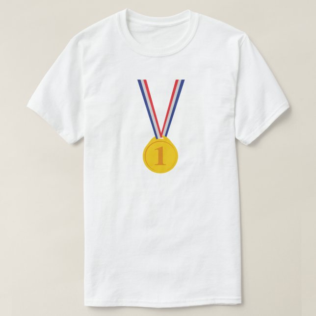 Camiseta Ganadora de medalla de oro. (Diseño del anverso)