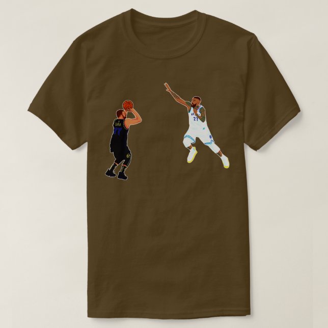 Camiseta ganadora del juego luka doncic vs timberwolves TSh (Diseño del anverso)