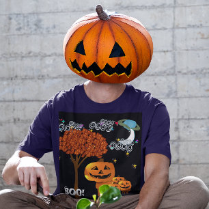 Camiseta Ganadora del premio TBA Halloween Caras de calabaz