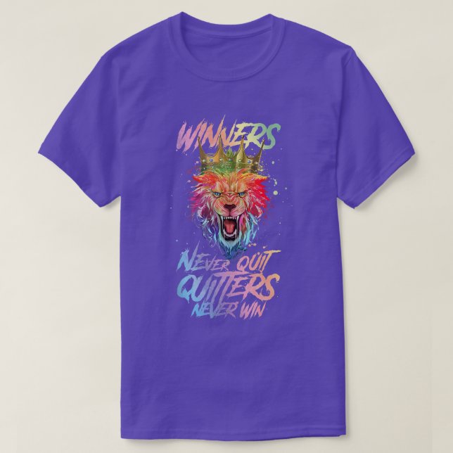 Camiseta Ganadores de leones nunca abandonan Beit Boing Wor (Diseño del anverso)