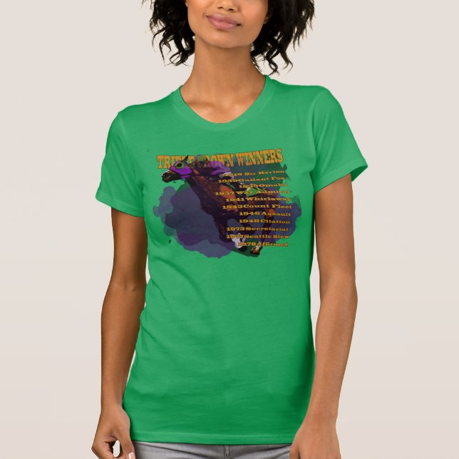 Camiseta Ganadores del Triple Crown (Anverso)