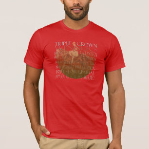 Camiseta Ganadores del Triple Crown del vintage