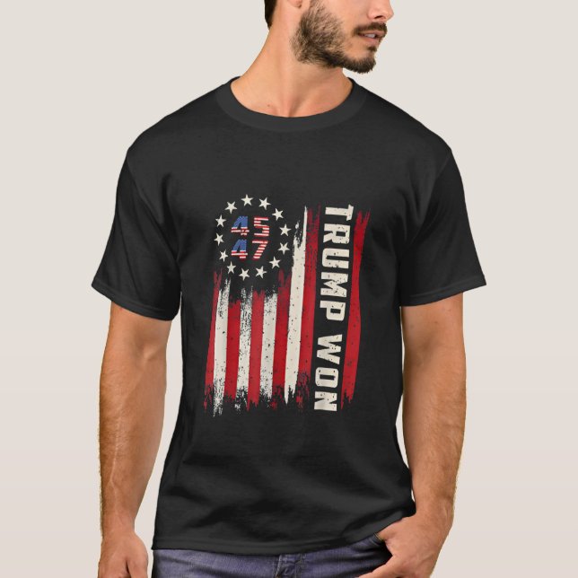 CAMISETA GANAMOS LA INAUGURACIÓN DE TRUMP (Anverso)