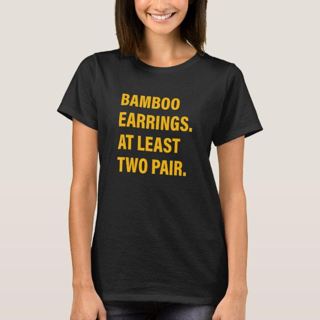 Camiseta Ganancias De Bambú Al Menos Dos Pares (Anverso)
