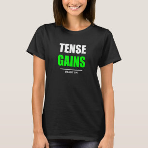 Camiseta Ganancias de tensión gimnasio fitness entrenamient