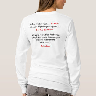 Camiseta Ganando la piscina de la oficina….Camiseta