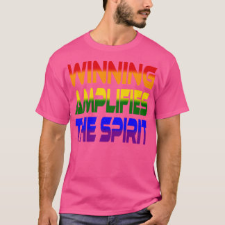 Camiseta Ganar amplifica el arcoiris de idio espiritual