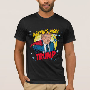 Camiseta Ganar bifemente con Trump Tee