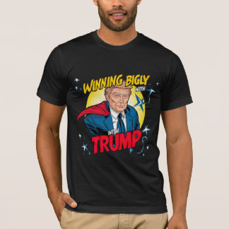 Camiseta Ganar bifemente con Trump Tee