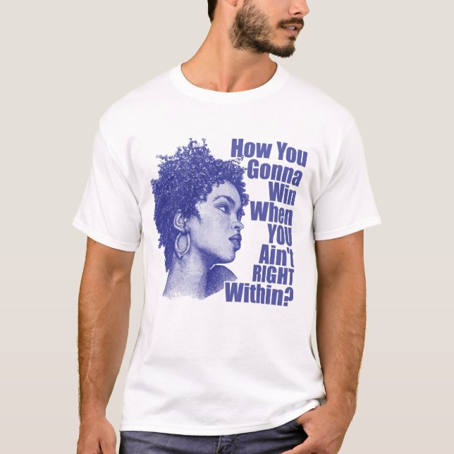 Camiseta Ganar desde dentro – cita de mujer empoderada (Anverso)
