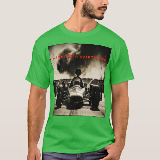 Camiseta ganar la carrera retro lo es todo