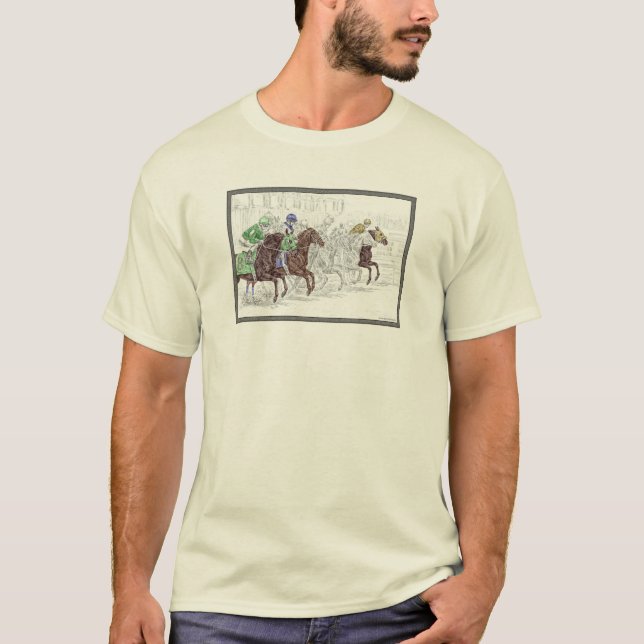 Camiseta Ganar lugar Mostrar caballos de carreras (Anverso)