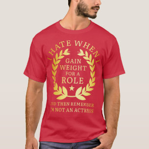 Camiseta Ganar Peso Por Un Rol