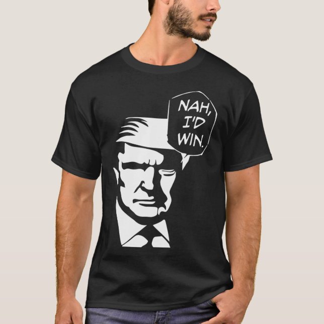 Camiseta Ganaría memes graciosos de Trump 2024 en la republ (Anverso)