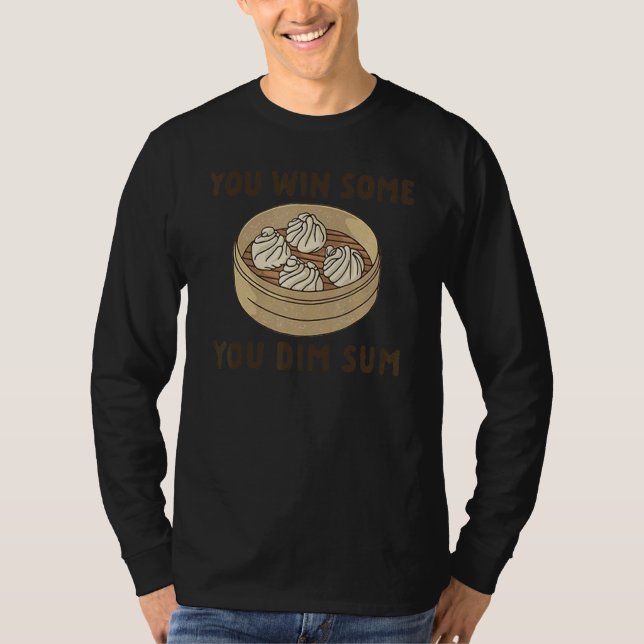 Camiseta Ganas Algo Pierdes Dim Sum (Anverso)