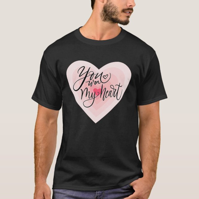 CAMISETA GANASTE A MI EL DÍA DE SAN VALENTÍN DEL CORAZÓN (Anverso)