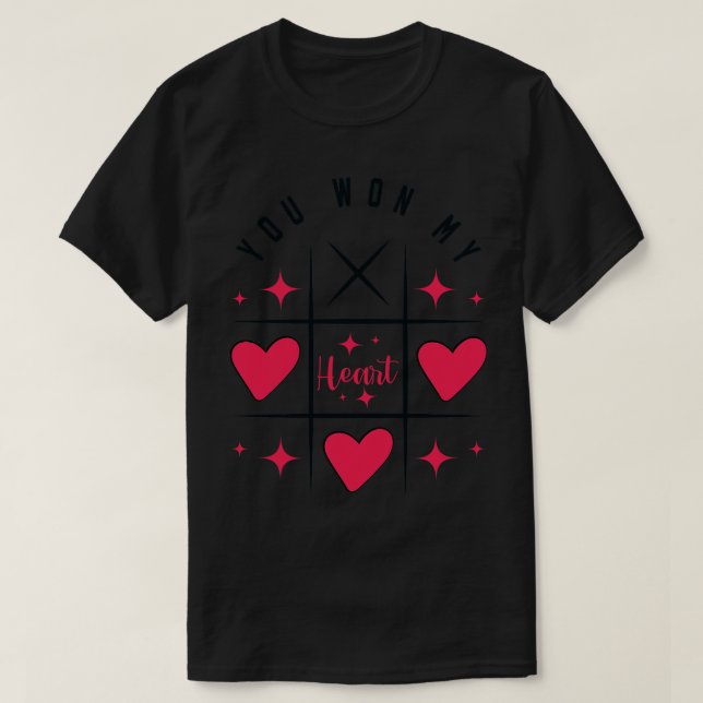 Camiseta Ganaste mi corazón (Diseño del anverso)