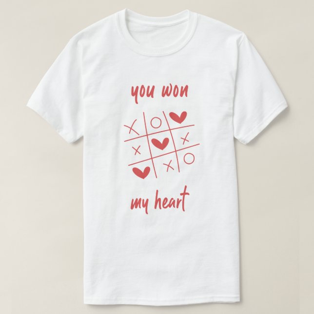 Camiseta Ganaste Mi Corazón (Diseño del anverso)