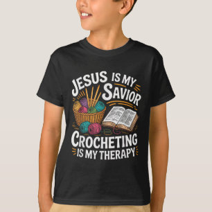 Camiseta Ganchillera Religiosa Cristiana Jesús Dios Ganchil