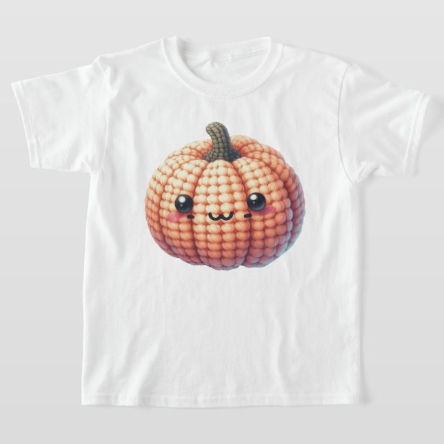 Camiseta Ganchillo Calabaza Linda (Distribución)