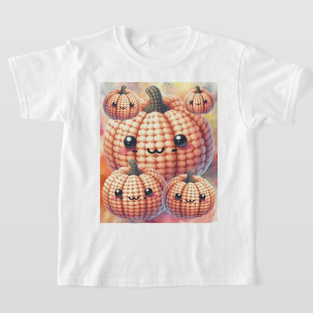 Camiseta Ganchillo Calabaza Linda (Distribución)
