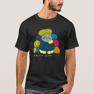 Camiseta Ganchillo de hilo de gato