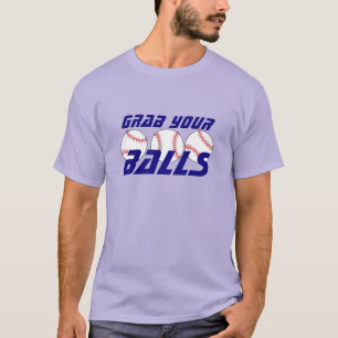 Camiseta "Gancho agarrador divertido sus bolas" con