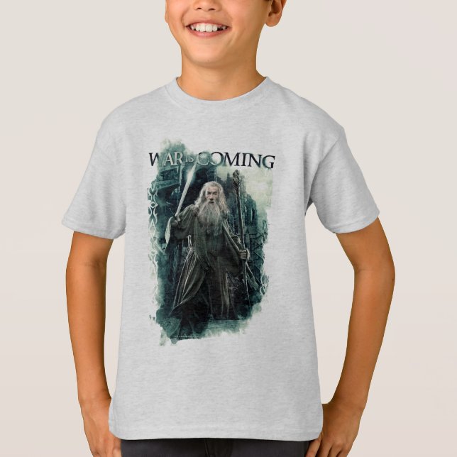 Camiseta Gandalf - la guerra está viniendo (Anverso)
