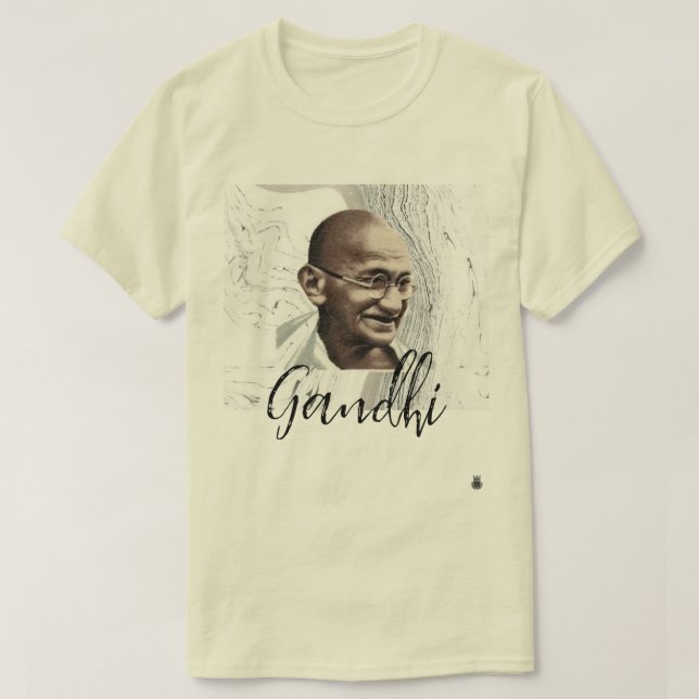 Camiseta Gandhi Marbble T-Shirt (Diseño del anverso)